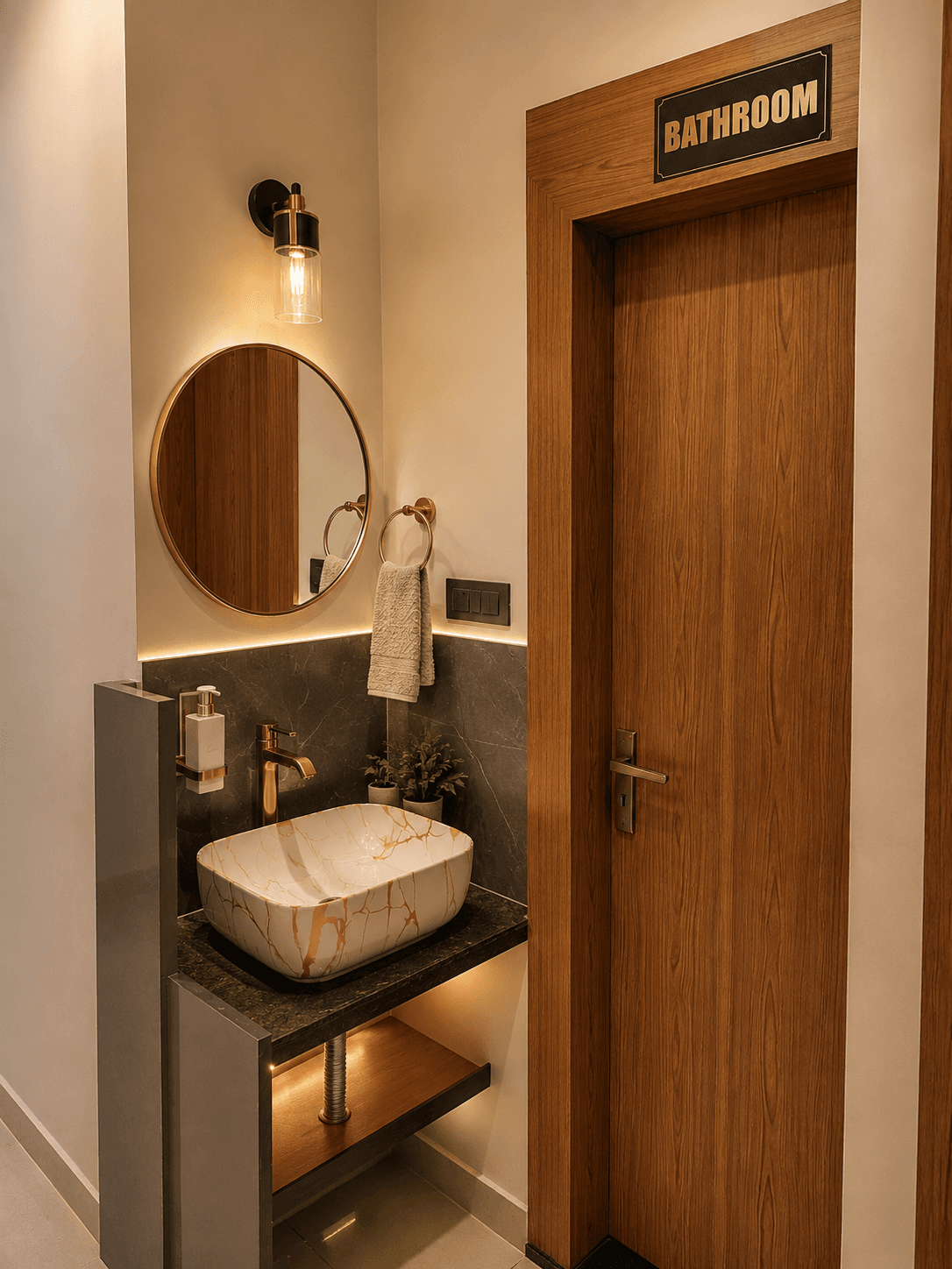 Room bathroom at The City Crown Resort
